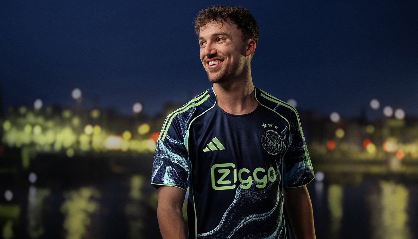 Ajax & adidas Dive Into Heritage With 25/26 Away Jersey Design - featured image