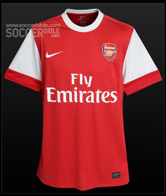Arsenal Home 10/11 - Nike Football Shirt - featured image