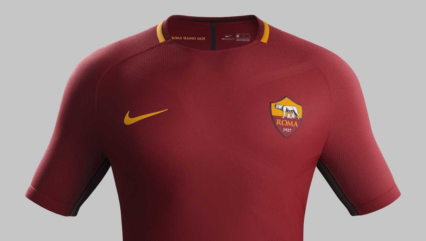AS Roma 2017/18 Nike Home Shirt - featured image