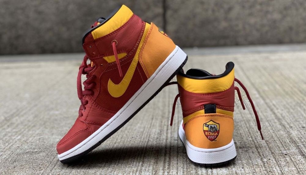 AS Roma Offer Chance To Win Limited Edition Customised Air Jordan 1 Mid - featured image