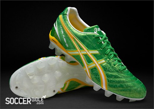 Asics Lethal Flash Football Boots - Green/Lemon/White - featured image