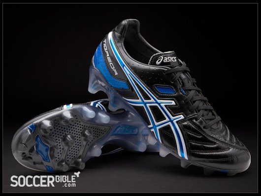 Asics Lethal Tigreor 3 Football Boots - Black/White/Blue - featured image