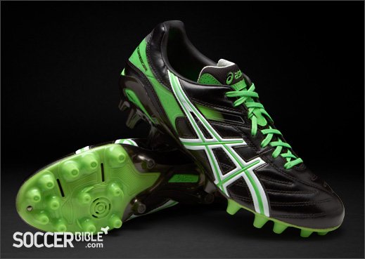 Asics Lethal Tigreor 5 Football Boots - Black/White/Green - featured image