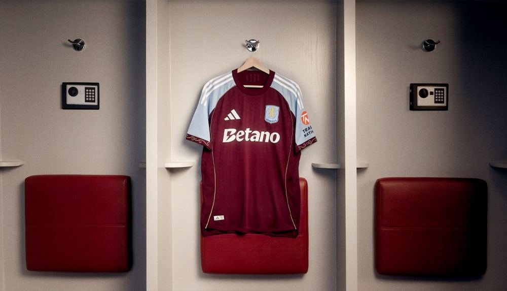Aston Villa & adidas Drop Heritage-Rich Home Kit Design For 25/26 Season - featured image