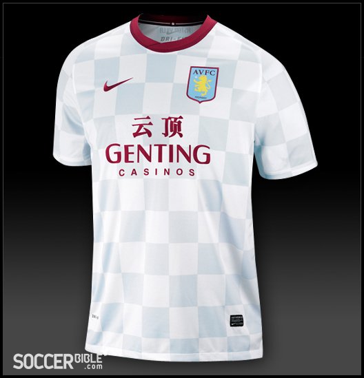 Aston Villa Away Kit 2011-2012 - Nike Football Shirt - featured image