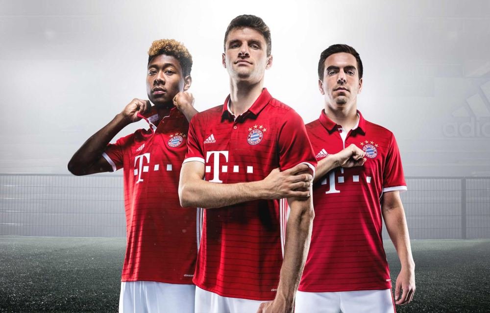 Bayern Munich 16/17 Home Kit by adidas - featured image