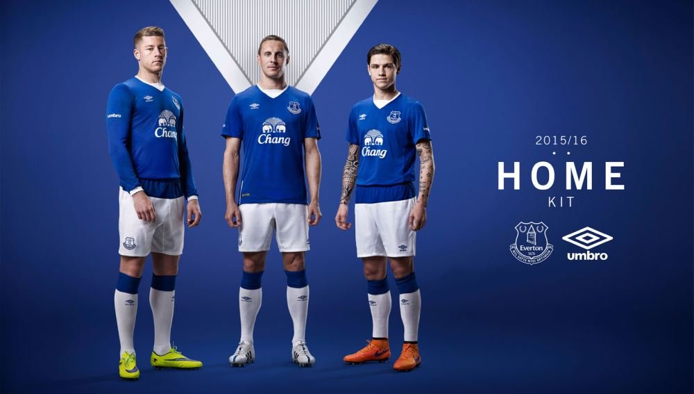 'Born' Everton and Umbro unveil 15/16 Home Kit - featured image