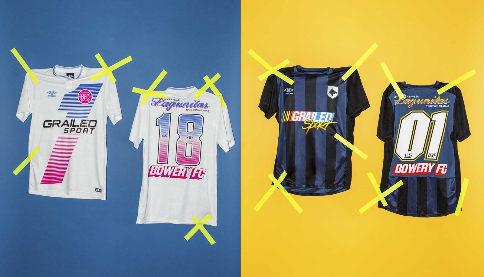 Bowery FC Drop Umbro Home & Away Jerseys for GRAILED - featured image