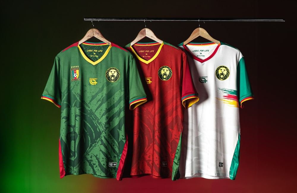 Cameroon Reveal New Home, Away & Third Shirts From Fourteen - featured image