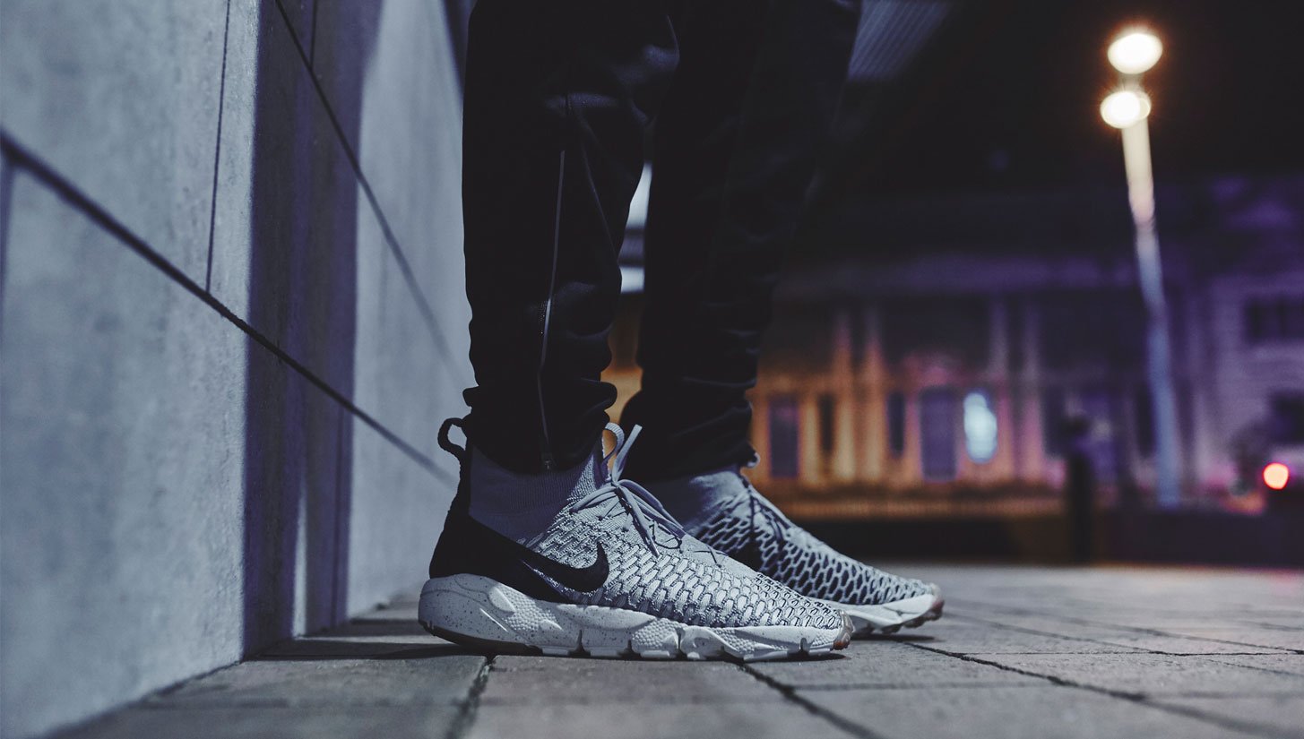 A Closer Look At The Nike Air Footscape Magista Wolf Grey & Gym Red - featured image