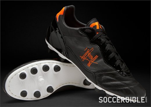 Cruyff Hatrick Euro Football Boots - Black/Orange - featured image