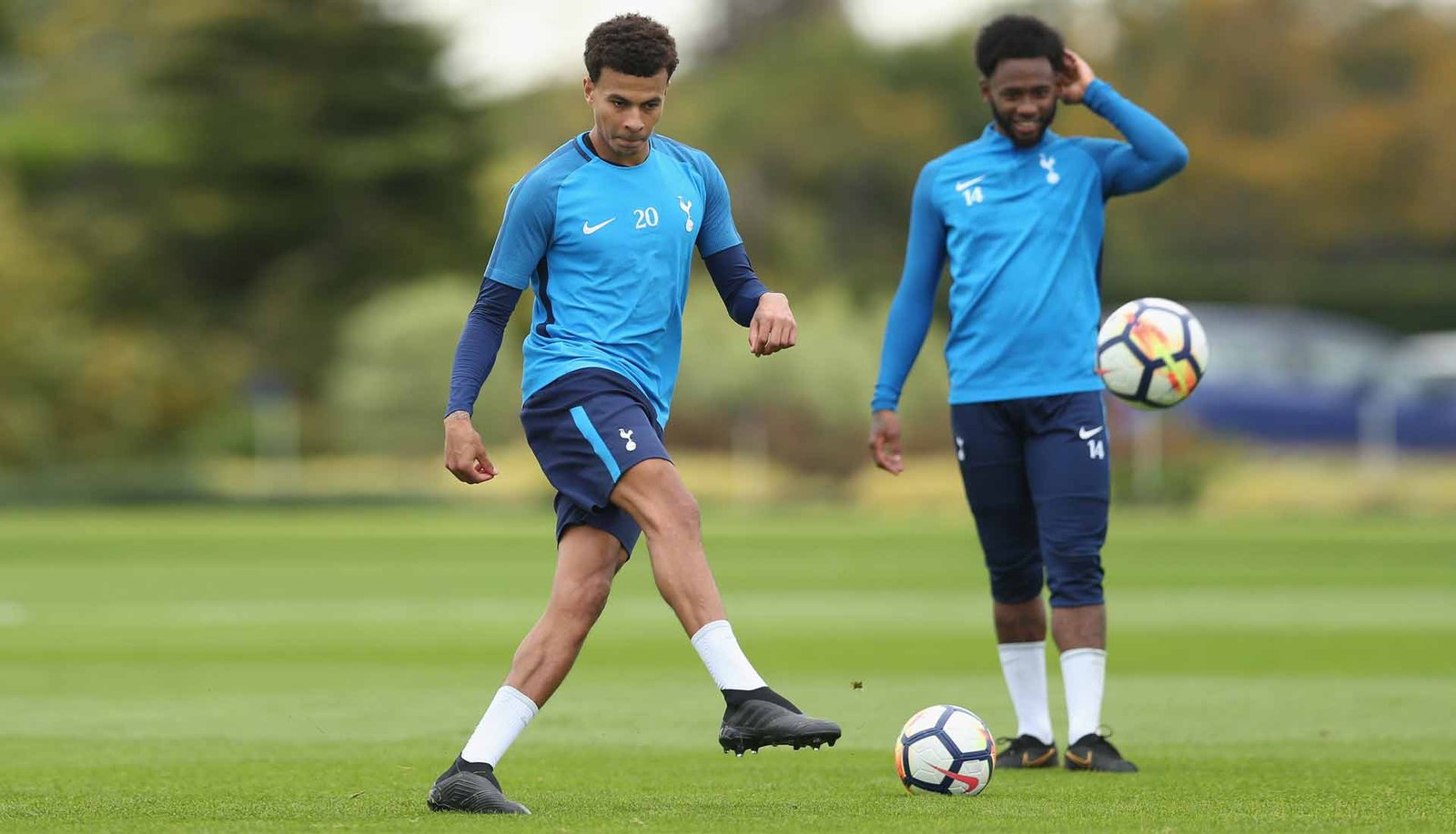 Dele & Llorente Train in Blackout adidas Boots - featured image