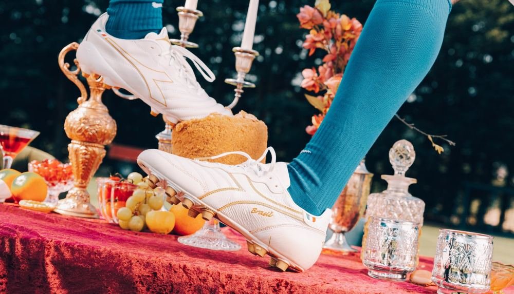Diadora Launch The Brasil & B-Elite In “White/Gold” - featured image