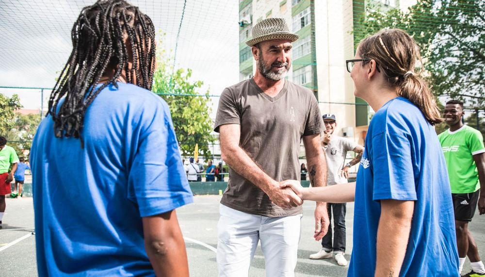 Eric Cantona Joins Common Goal as a Mentor - featured image
