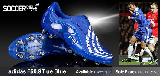 Speed Football Boots - adidas F50.9 True Blue - 06/02/09 - featured image