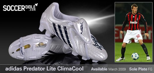 Power Football Boots- adidas Predator Lite ClimaCool DB - David Beckham - 07/01/09 - featured image
