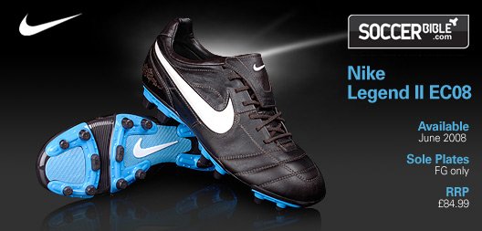 Heritage Football Boots: Nike Legend II EC08 Limited Edition - 30/06/08 - featured image