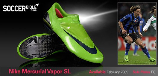 Speed Football Boots - Nike Mercurial Vapor SL Citron - 12/12/08 - featured image