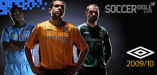 Football Shirt News - Hull City home & away kit 09/10 - 02/07/09 - featured image