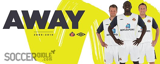 Football Shirt News - Sunderland away kit 09/10 - 02/07/09 - featured image