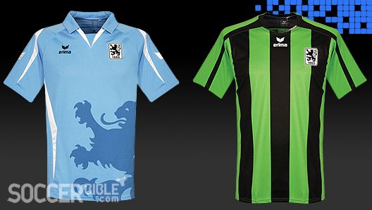 Football Shirt News - TSV 1860 Munich 09/10 Erima Home & Away Kit - 14/08/09 - featured image