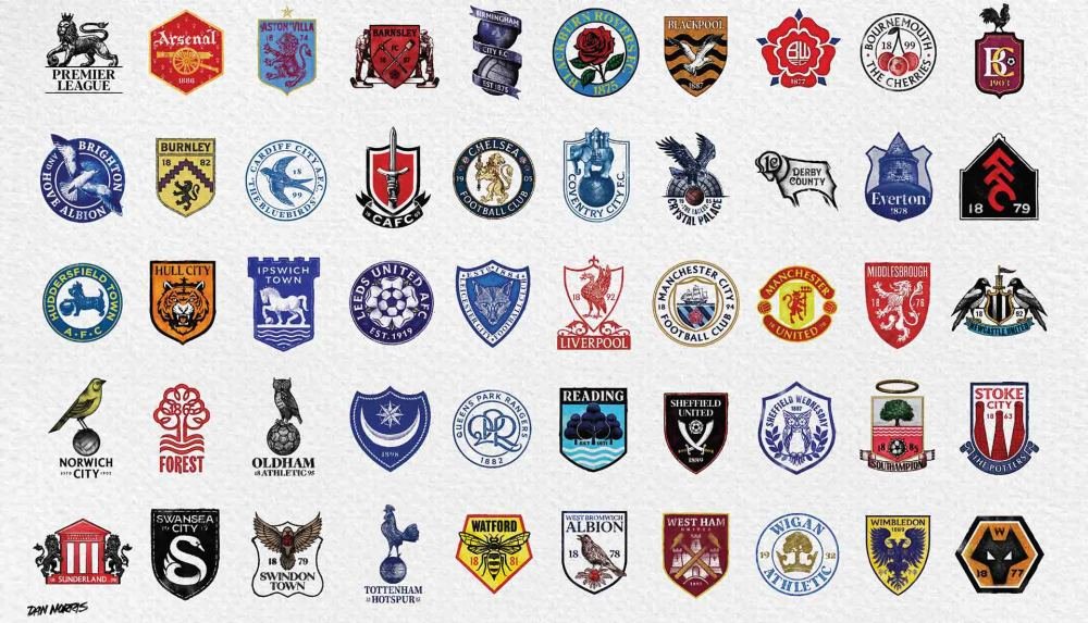 Graphic Designer Dan Norris Produces Vintage Reimaginings Of Club Crests - featured image