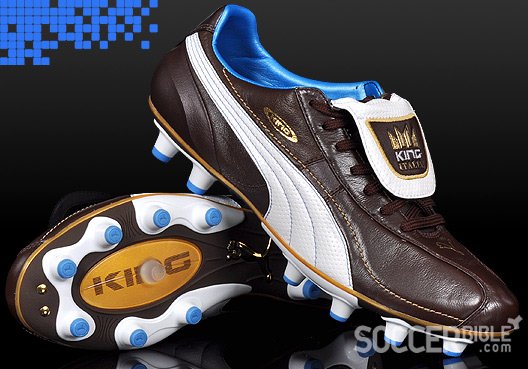 Heritage Football Boots - Puma King XL Italia Brown/White/Blue - 31/05/09 - featured image