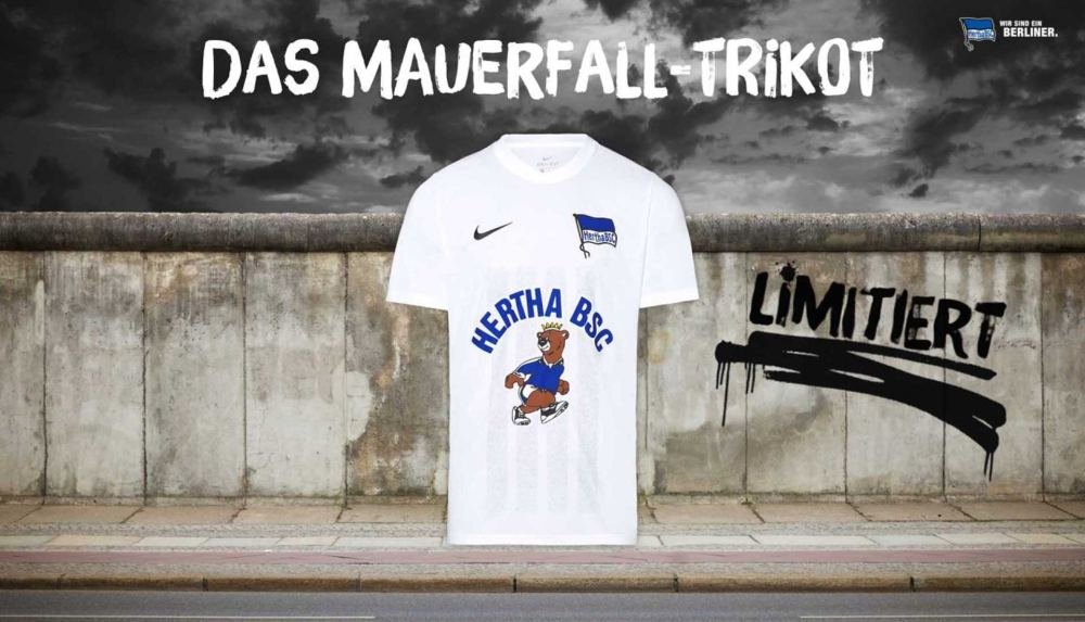 Hertha Berlin Launch Limited Edition 'Mauerfall' Jersey - featured image