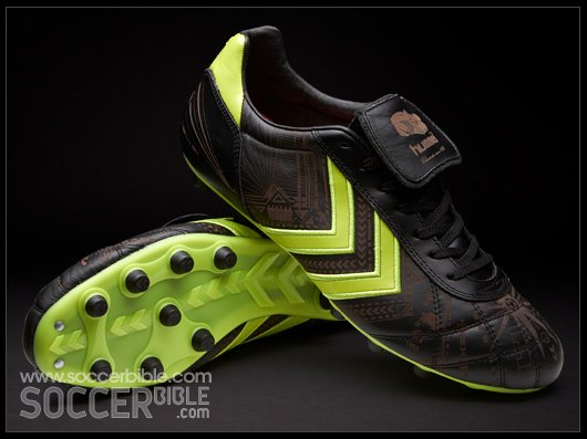 Hummel Legend Football Boots - Black/Neon Yellow - featured image