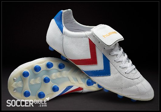 Hummel Old School Star Football Boots - White/Royal/Red - featured image