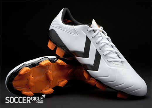 Hummel Rapid X Blade Football Boots - White/Black/Golden Poppy - featured image
