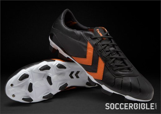 Hummel Rapid X Pro K Football Boots - Black/Poppy - featured image