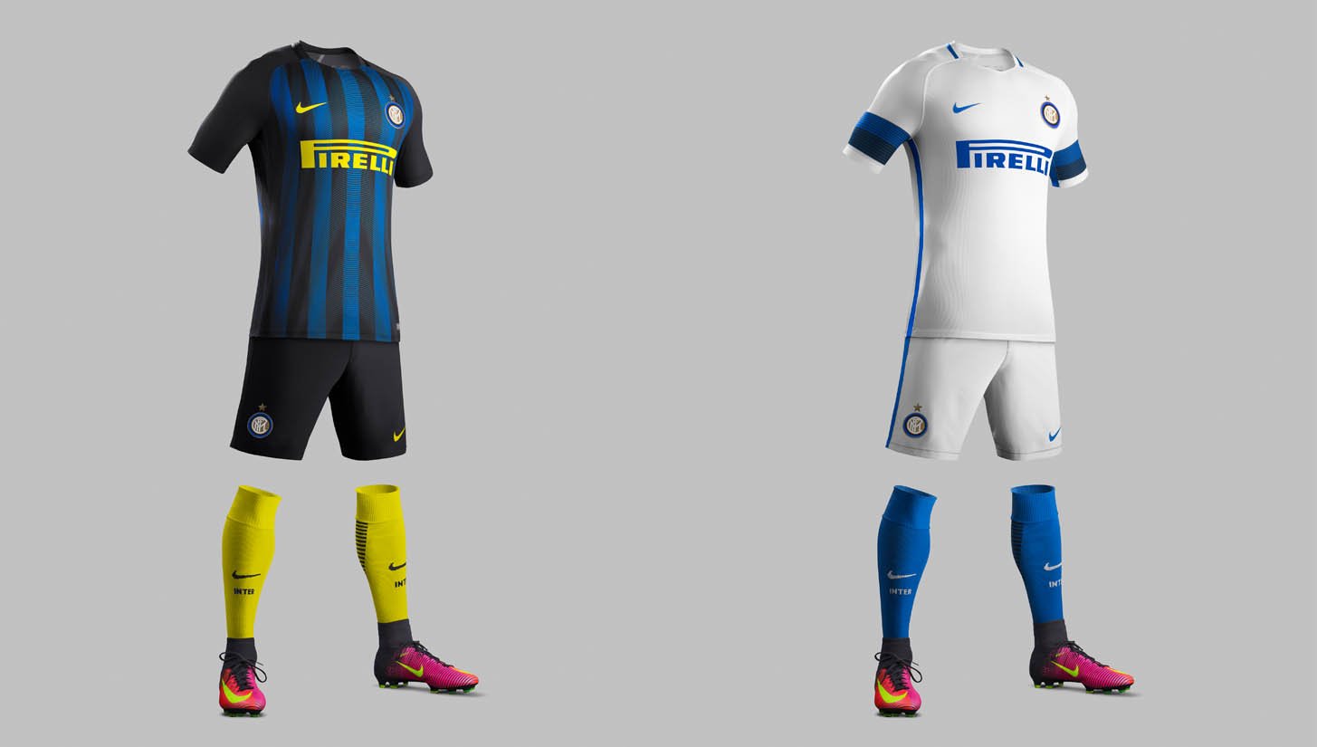 Inter Milan 2016/17 Home & Away by Nike - featured image