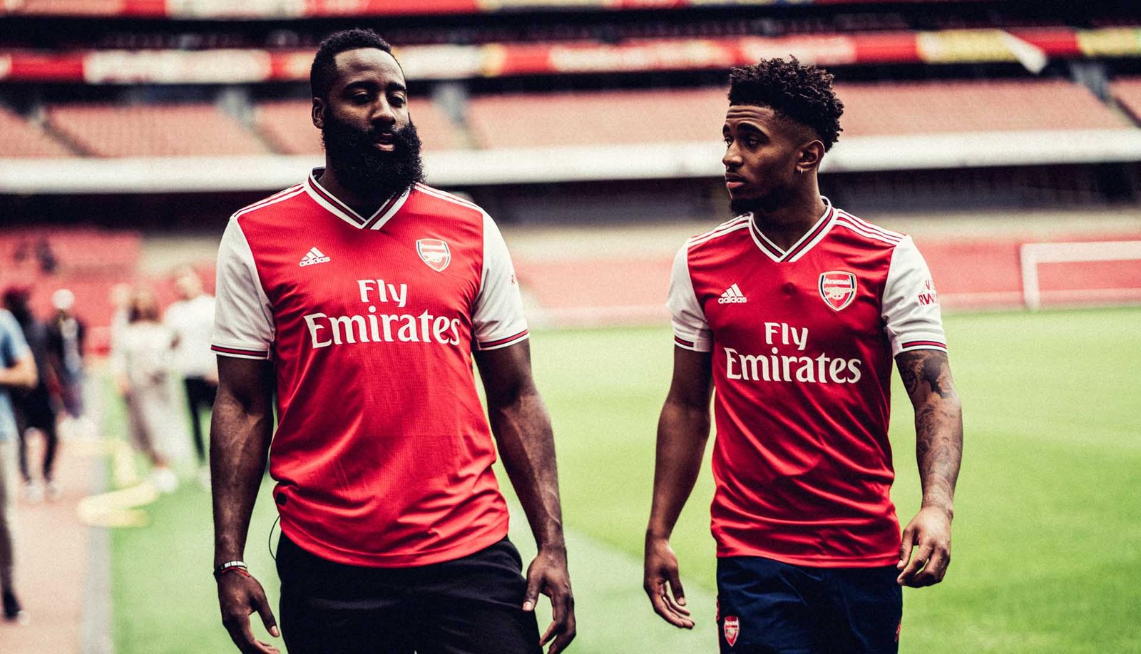 James Harden Links Up With Reiss Nelson at the Emirates - featured image