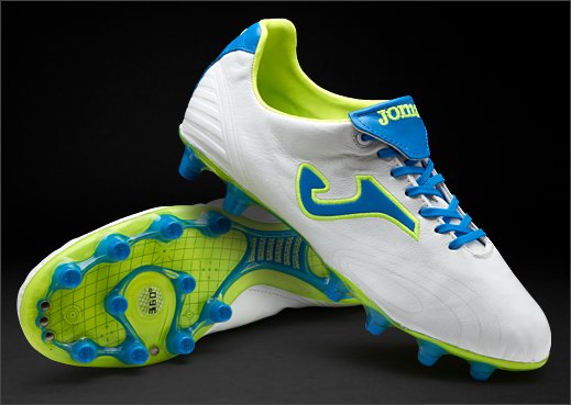 Joma Total Fit Football Boots - White/Aqua/Green - featured image