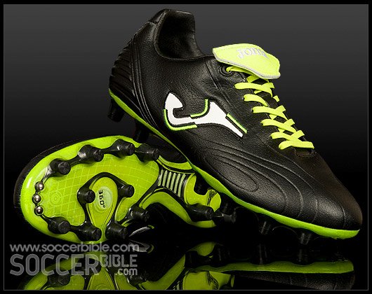 Joma Total Fit Ultralight Football Boots - Black/Lime/White - featured image