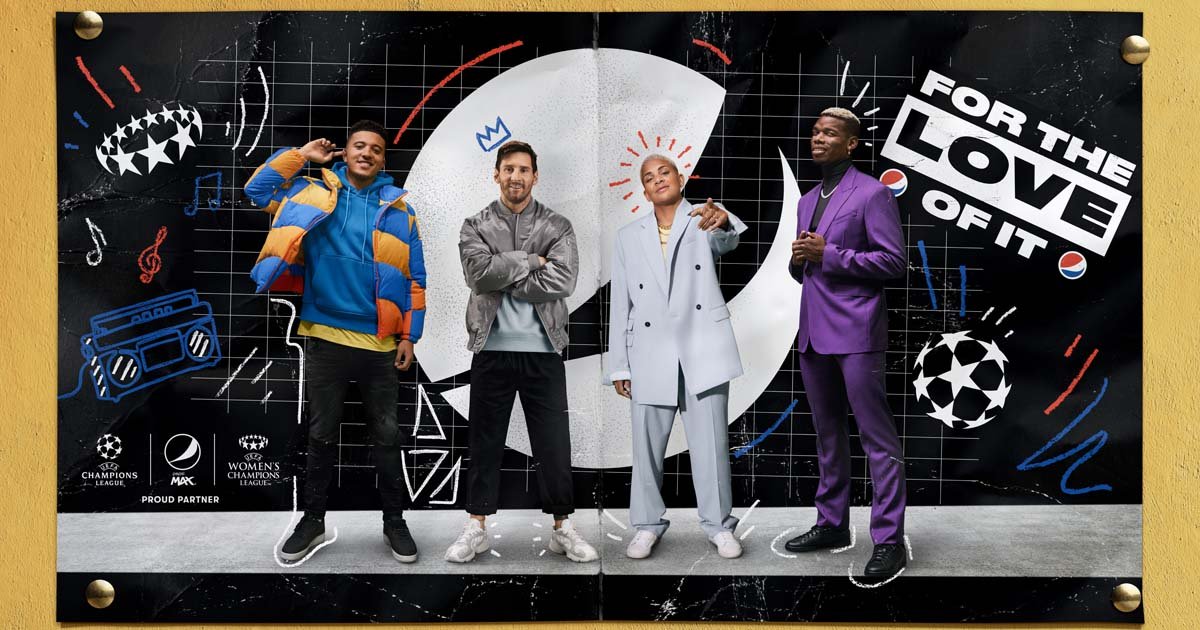 Latest Pepsi Max Ad Features Pogba, Messi, Sancho & Van De Sanden - featured image