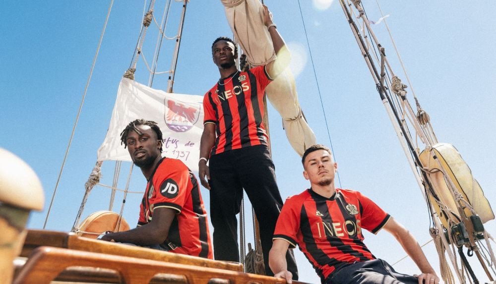 Le Coq Sportif & OGC Nice Reveal 24/25 Home Shirt - featured image