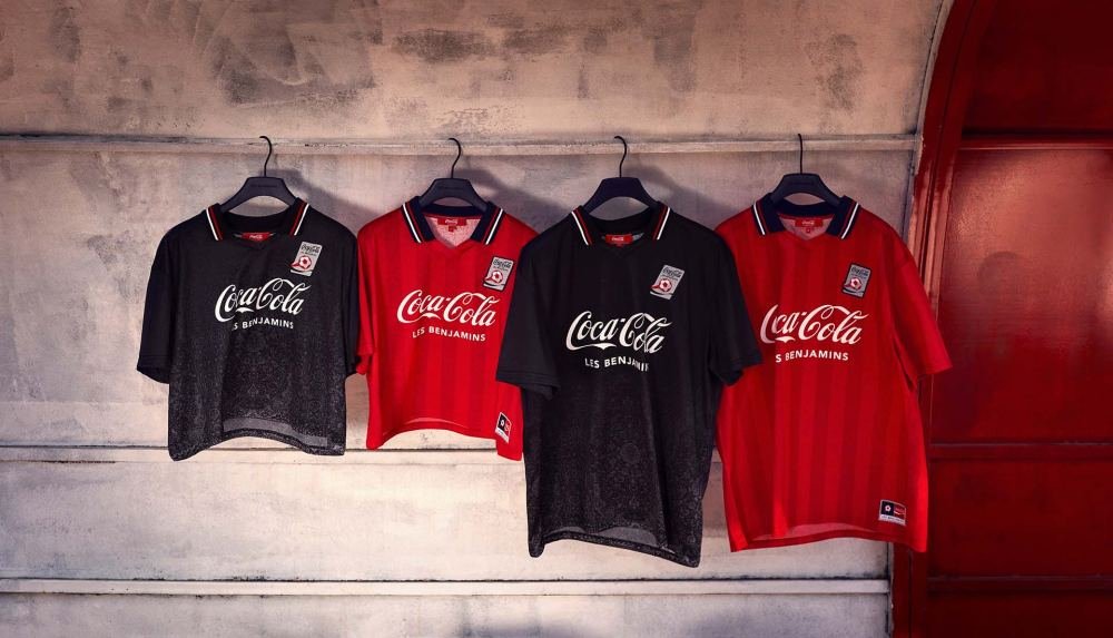 Les Benjamins Collaborate With Coca-Cola On a Football Inspired Capsule Collection - featured image
