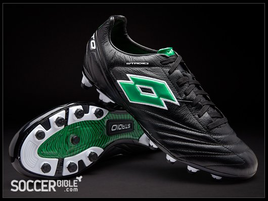 Lotto Stadio Fuoriclasse II Football Boots - Black/Green - featured image
