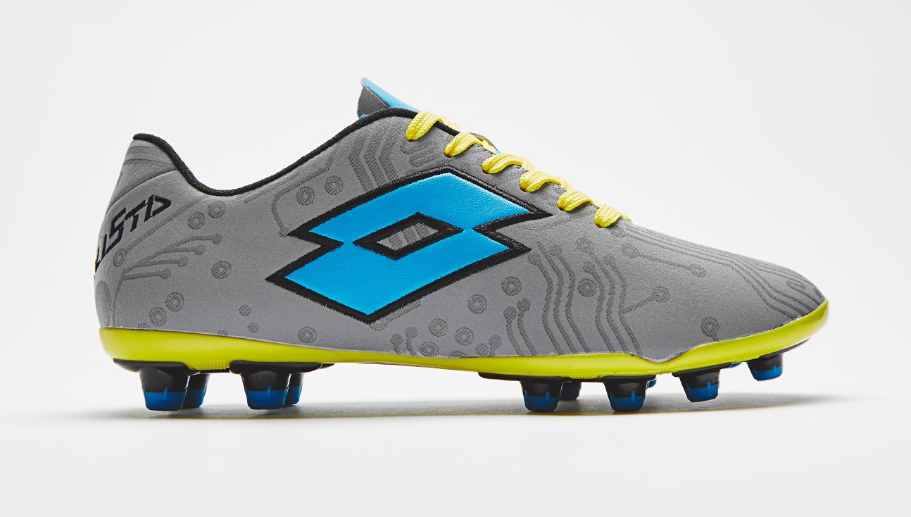 Lotto Stadio Solista IV “Silver/Fluorescent Blue” - featured image