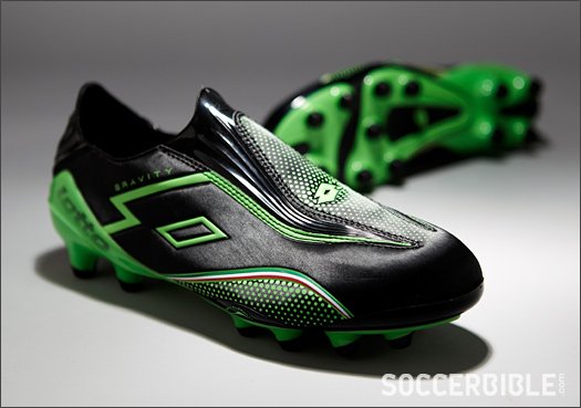 Lotto Zhero Gravity II 100 Football Boots - Black/Metal Neon - featured image