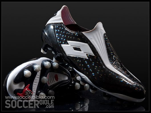 Lotto Zhero Gravity Ultra Football Boots - Black/Bright White - featured image
