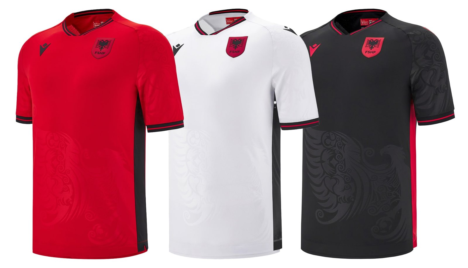 Macron Present Albania 2025 Home, Away & Third Kits - featured image