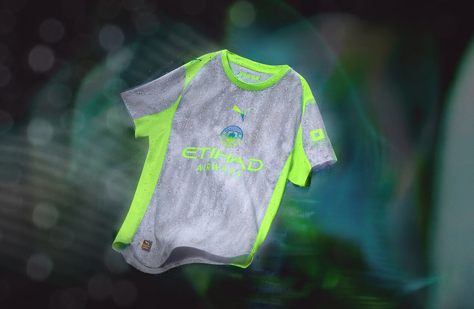 Man City Reveal Rain-Inspired 2025/26 Third Shirt Design From PUMA - featured image