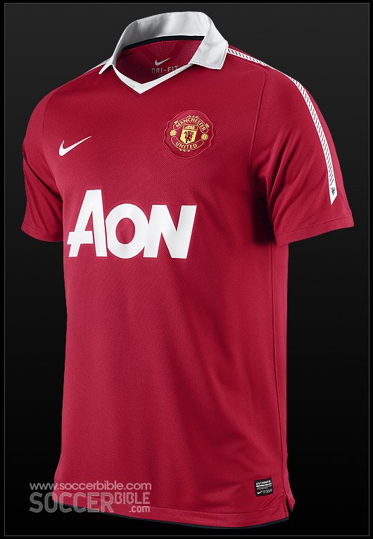 Manchester United 10/11 Home Nike Football Shirt - featured image