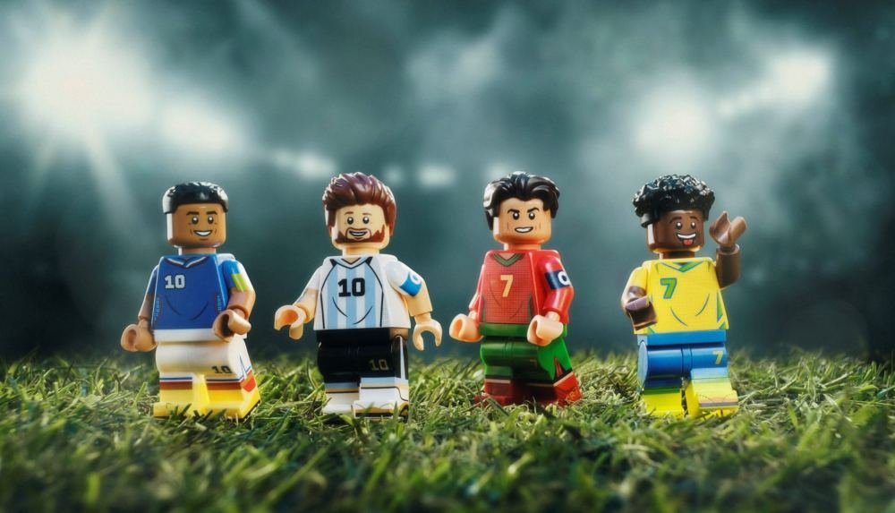 Messi, Ronaldo, Mbappe & Vini Jr. Immortalised by LEGO - featured image
