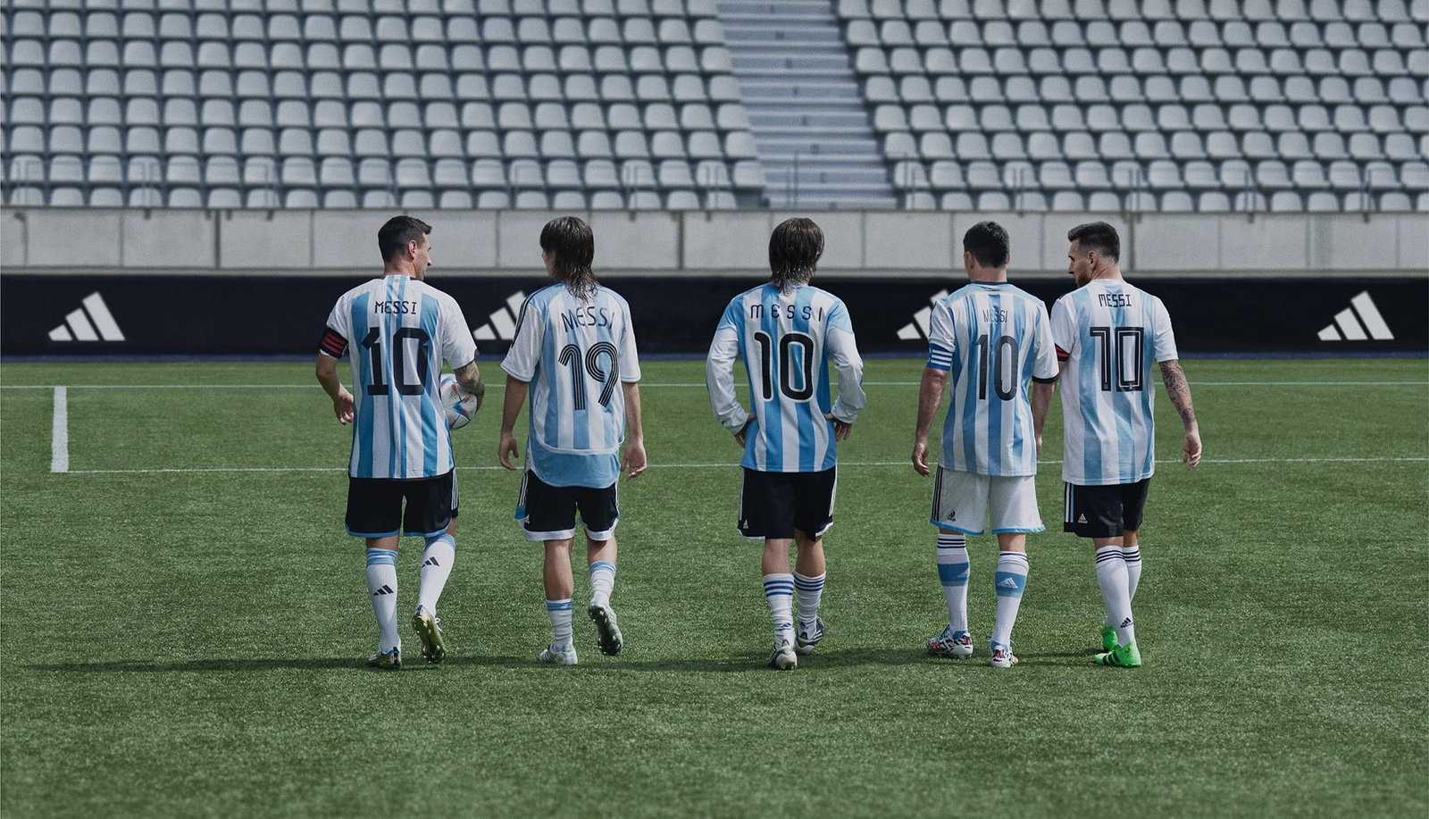 Messi's Argentina Kit Font Through The Years - featured image