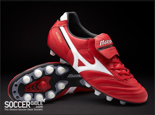 Mizuno Morelia Football Boots - Red/White/Black - featured image