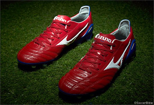 Mizuno Morelia Football Boots - Red/White/Blue - featured image